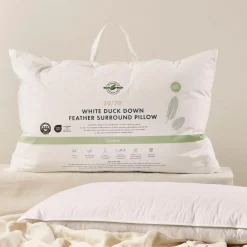 30/70 Duck Down Feather Queen Pillow