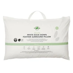 30/70 Duck Down Feather Queen Pillow