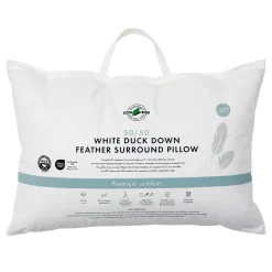 50/50 Duck Down Feather Surround Pillow