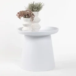 Airlie White Outdoor Side Table
