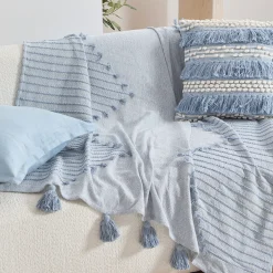 Akela Tufted Cotton Blend Throw
