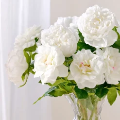 Annabelle White Artificial Flower Bouquet