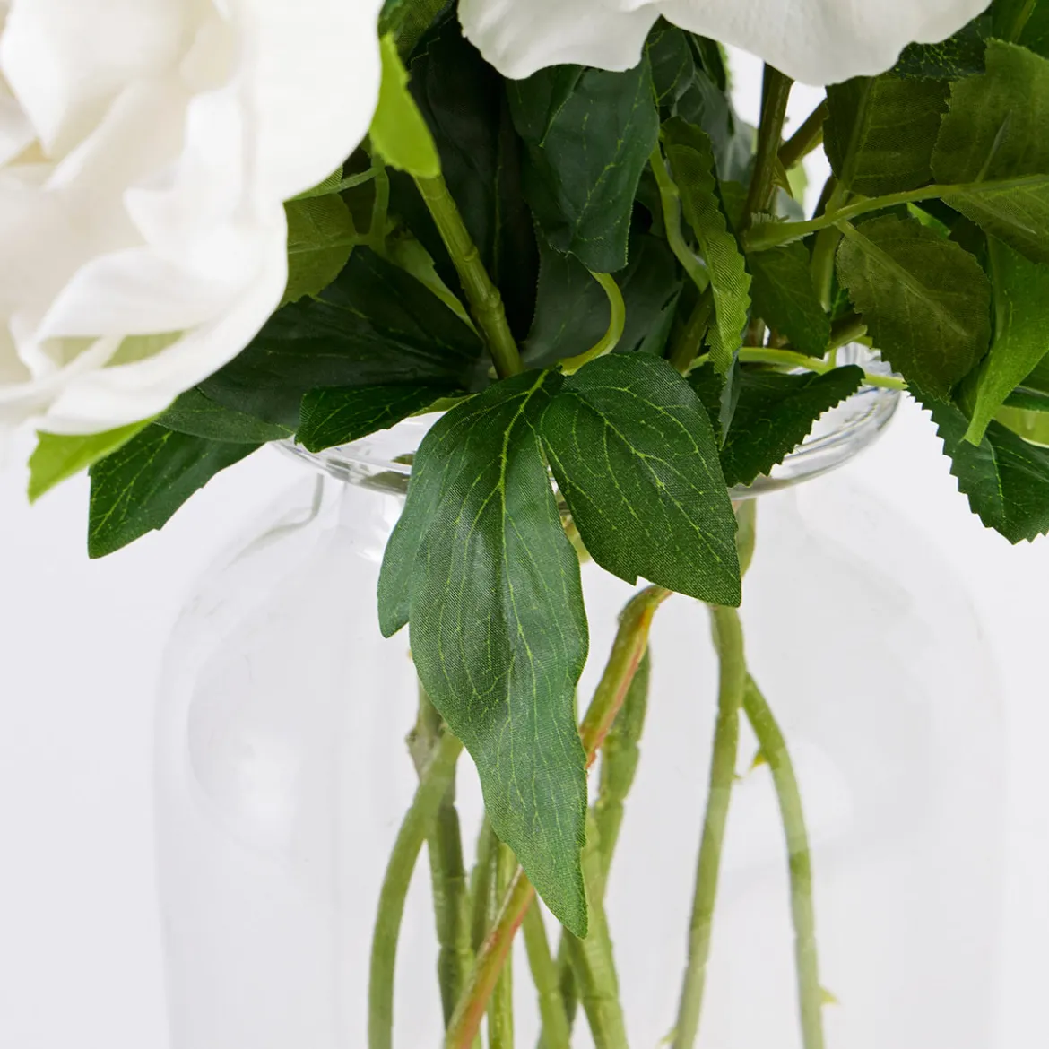 Annabelle White Artificial Flower Bouquet