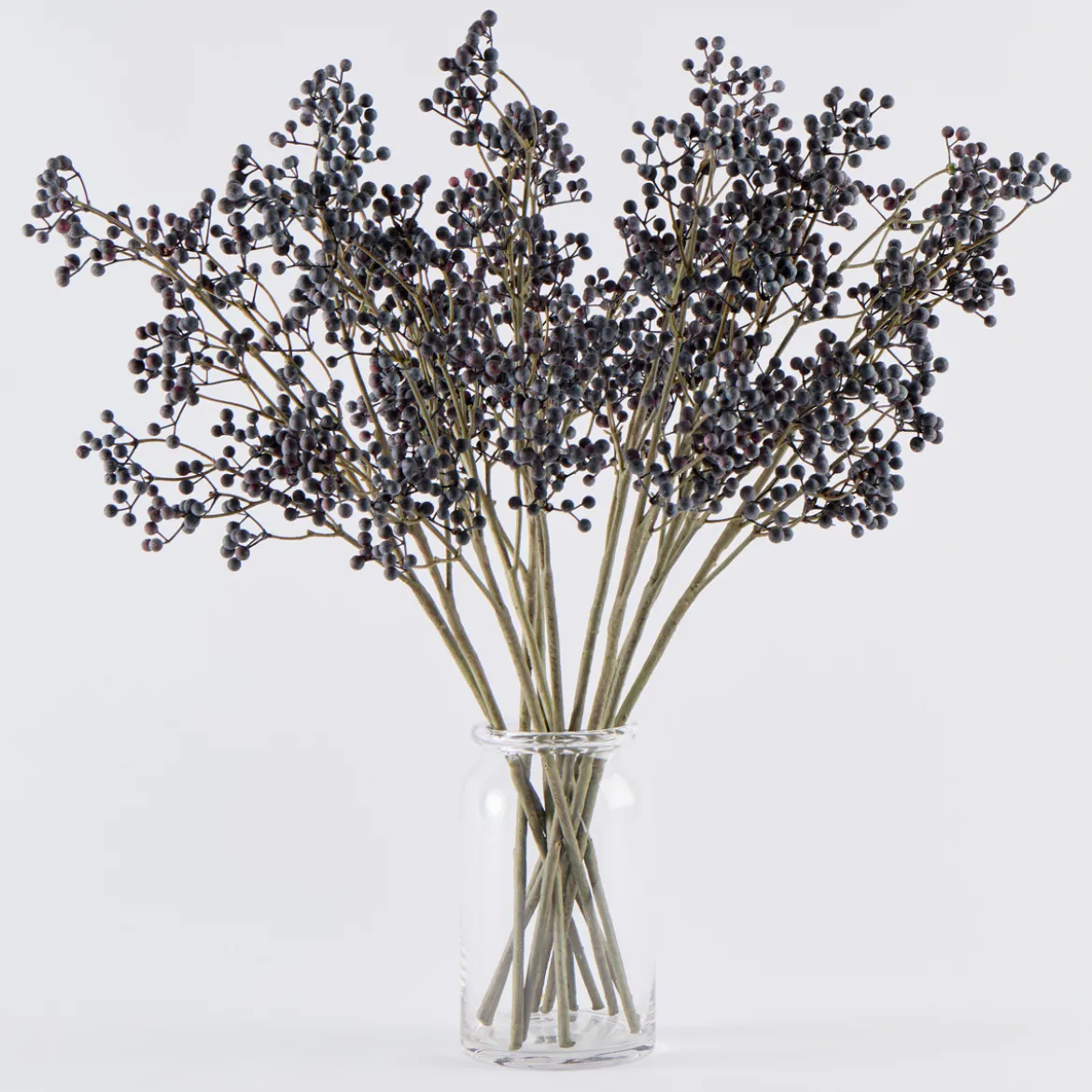 Artificial Frosted Berry Stem