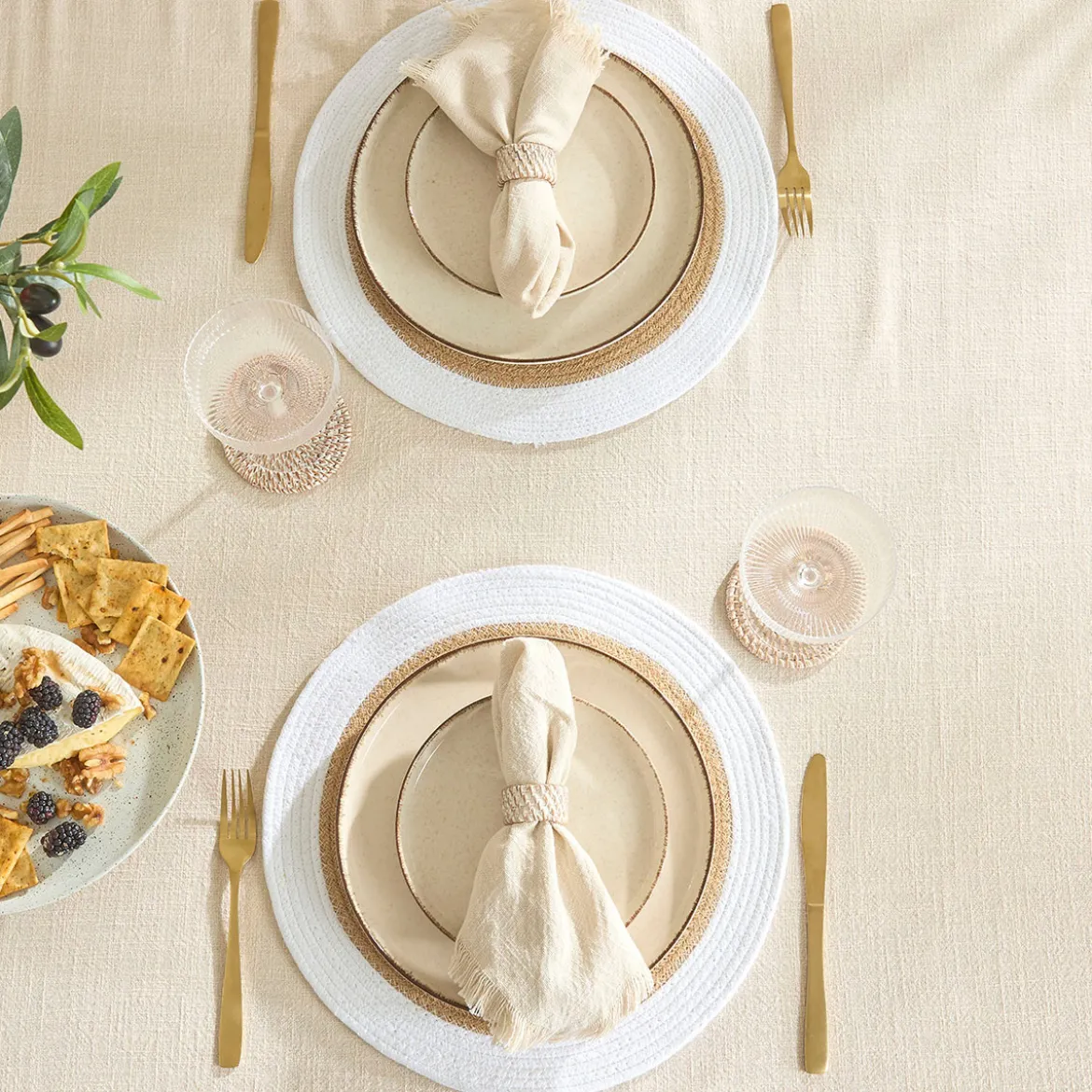 Ashra Fringed Napkin Set of 4