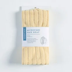 Auden Yellow Stripe Microfibre Towel Wrap Range