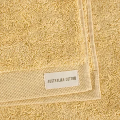 Australian Cotton Butter Lemon Towel Range