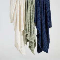 Bamboo Cotton Waffle Extra Large Throw