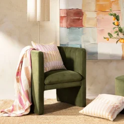 Bentley Velvet Occasional Chair