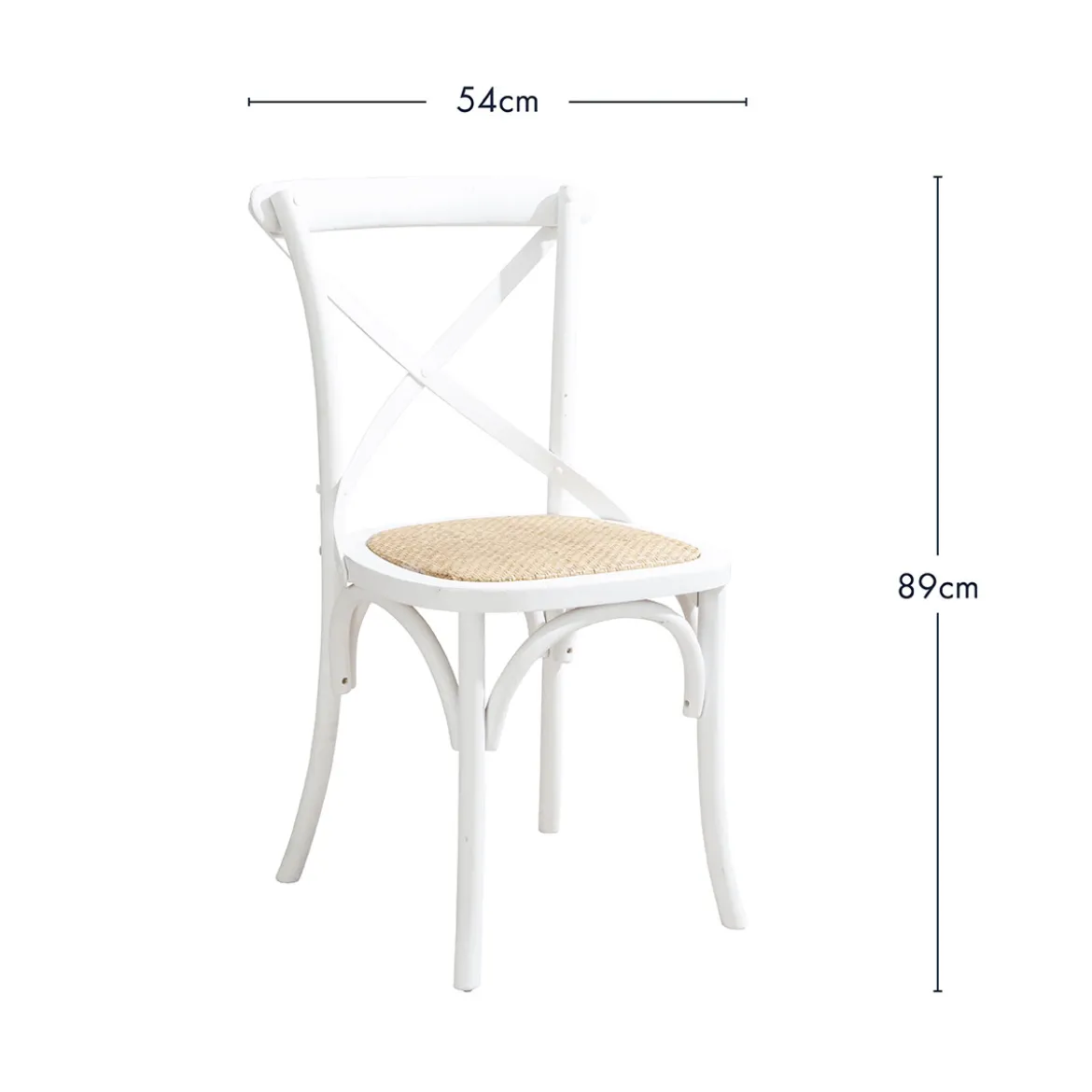 Bentwood Cross Back Dining Chair