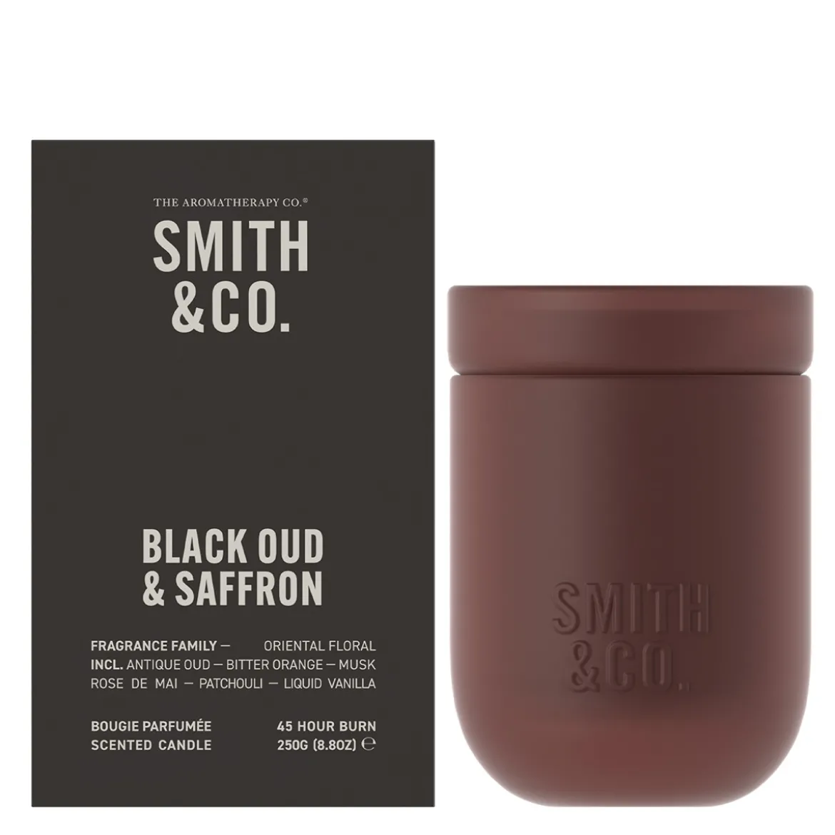 Black Oud & Saffron 250g Candle