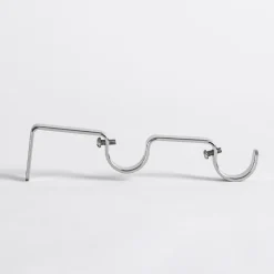 Bodie Chrome Double Rod Bracket 3 Pack