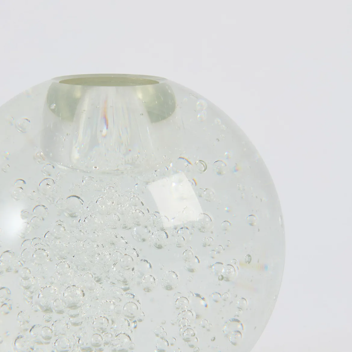 Bubbles Glass Candle Holder