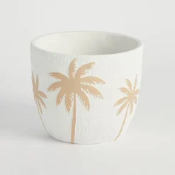 Cali Palm Decorative Pot