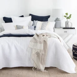 Camden White European Pillowcase