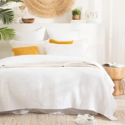 Camden White European Pillowcase