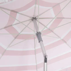 Carmelita Scalloped Fringed Beach Umbrella