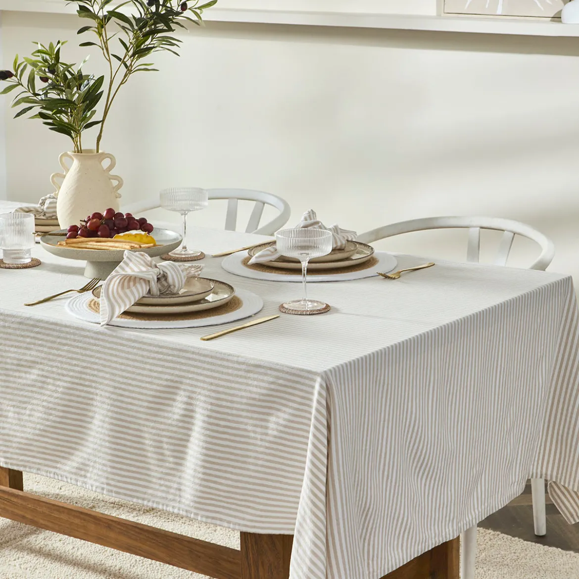 Catania Stripe Cotton Table Cloth