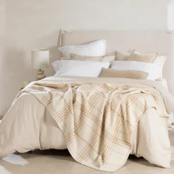 Check 460gsm Australian Wool Blanket