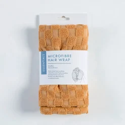 Check Orange Microfibre Towel Wrap Range