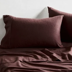 Chocolate Cotton Flannelette Sheet Set