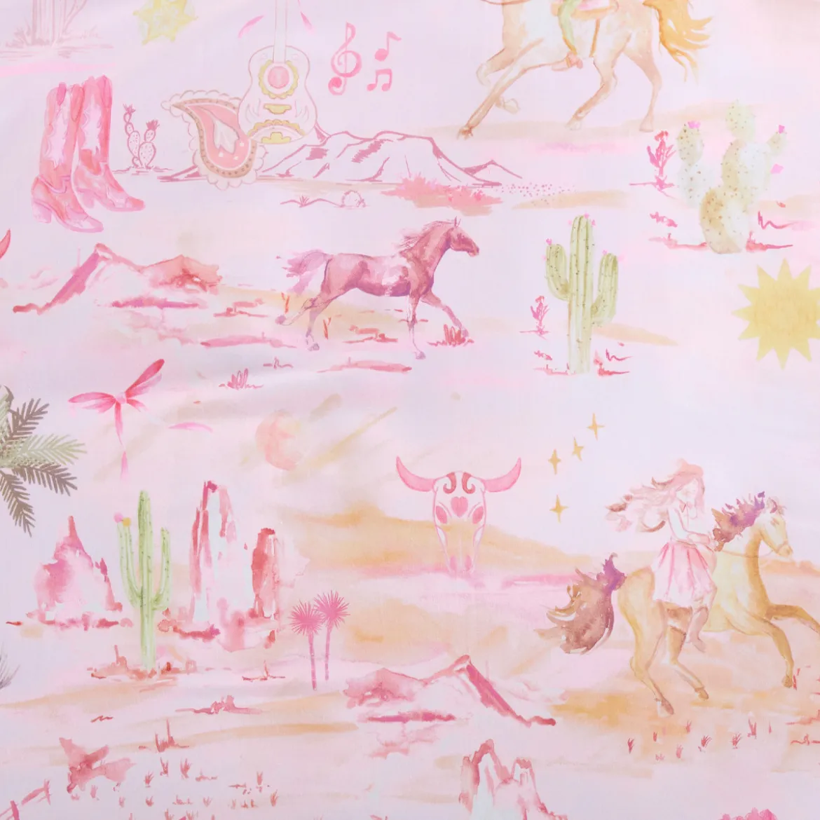 Cowgirl Reversible Quilt Cover Set
