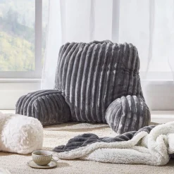 Denali Faux Fur Bed Rest Reading Pillow