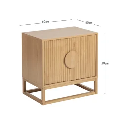 Dutton Natural Bedside Table
