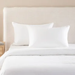 Eco Living Bamboo Cotton Pillow Protector Pair