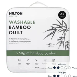 Eco Living 250gsm Washable Bamboo Quilt