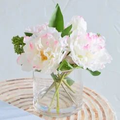 Ella Artificial Wild Peony Bouquet in Vase