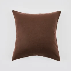 European Linen Chocolate European Pillowcase Pair