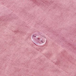 European Linen Rose Pink Quilt Cover Set