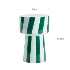 Flinn Stripe Side Table