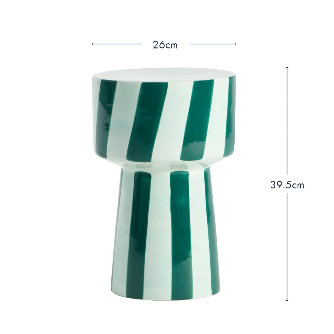 Flinn Stripe Side Table
