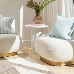 Frankie Feather Light Blue Cushion