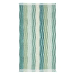 Gaia Green Check Popcorn Beach Towel