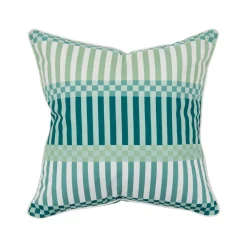 Gaia Green Multi Check Outdoor Cushion