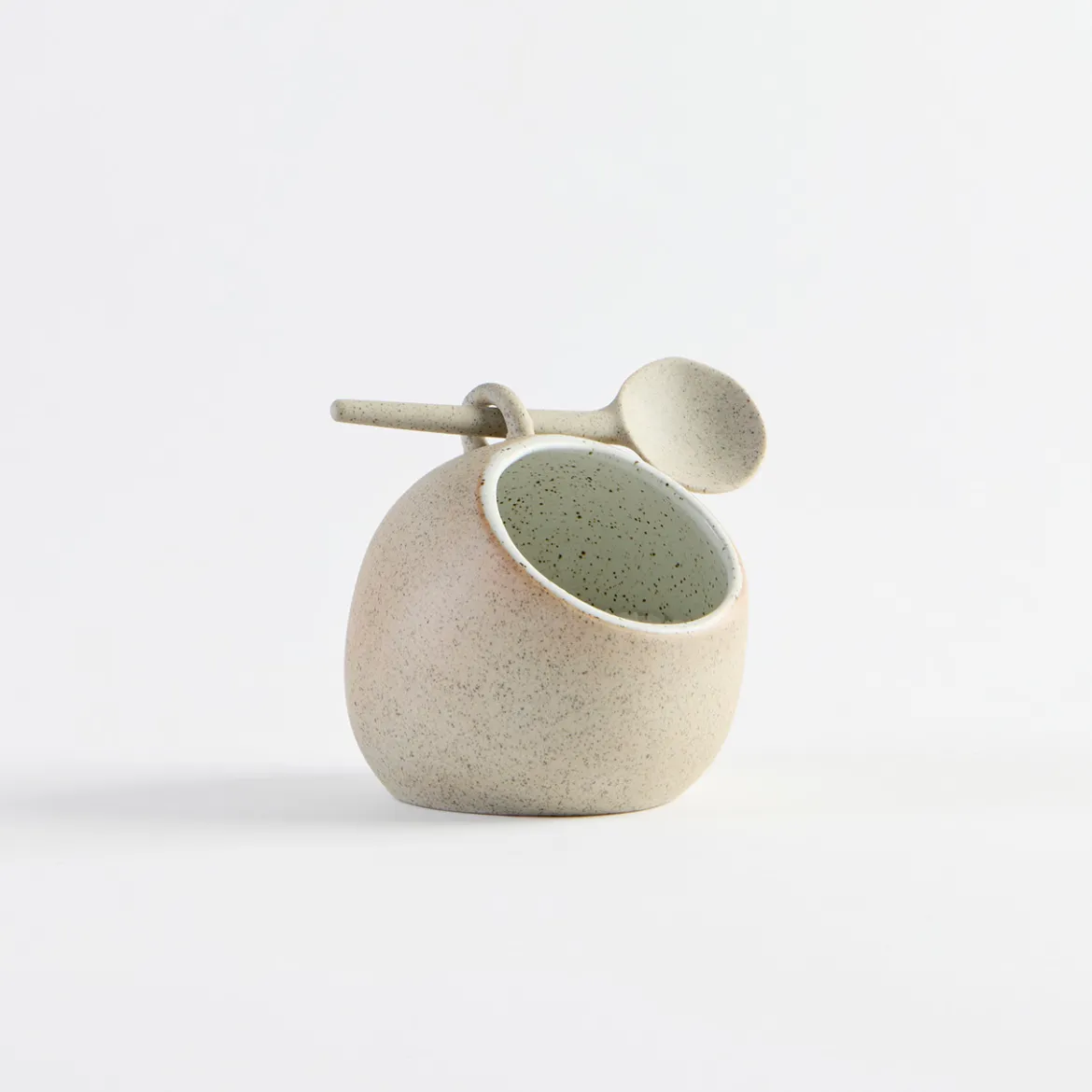 Garden To Table Salt Pig with Spoon