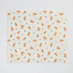 Gingerbread Christmas Paper Placemat 24 Pack