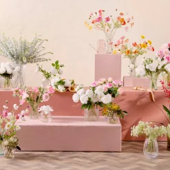 Gracie Mixed Pink Artificial Flower Bouquet