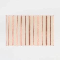 Harley Natural & Black Stripe Bath Mat