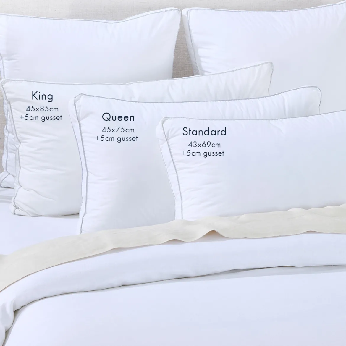 Hotel & Home Superior Microfibre King Size Pillow