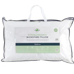 Hypoallergenic Microfibre Medium Pillow