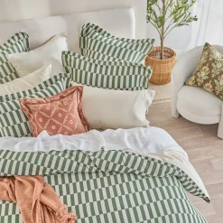 Indra Check European Pillowcase