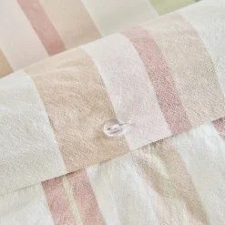 Junie Reversible Stripe Quilt Cover Set