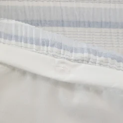 Juniper Stripe Blue Quilt Cover Set