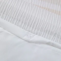 Juniper Stripe Natural Quilt Cover Set