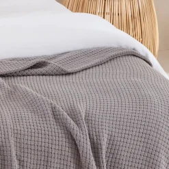 Knit Weave 360gsm Cotton Blanket