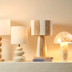 Lana Stripe 50cm Table Lamp